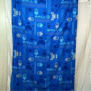 Pixar Wall-e Curtains 4 panels with tie backs 41x63